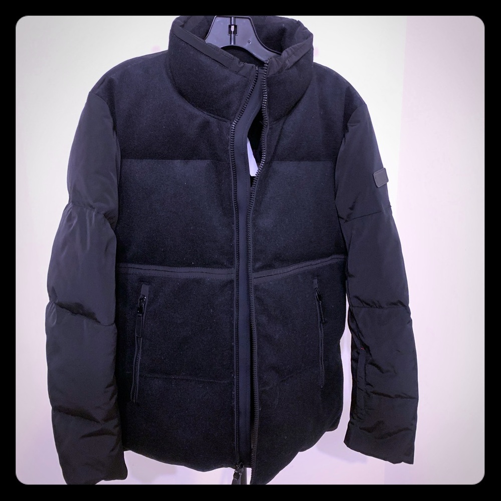TUMI Men's Wool Down Blocked Puffer
